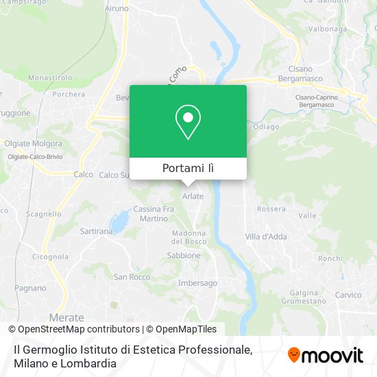 Mappa Il Germoglio Istituto di Estetica Professionale