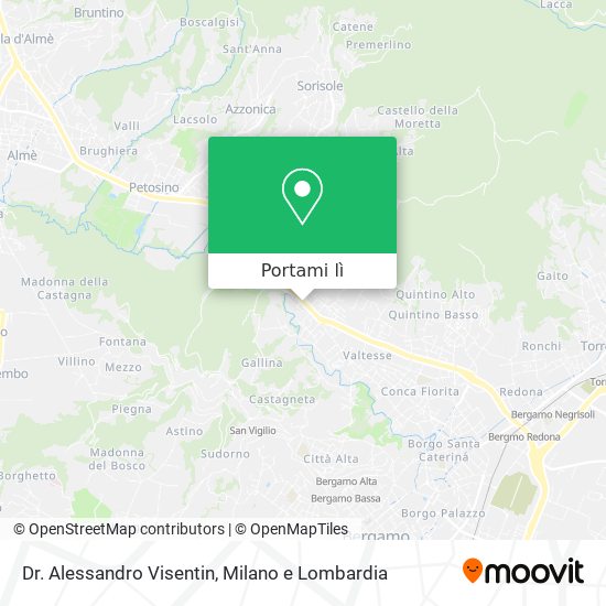 Mappa Dr. Alessandro Visentin