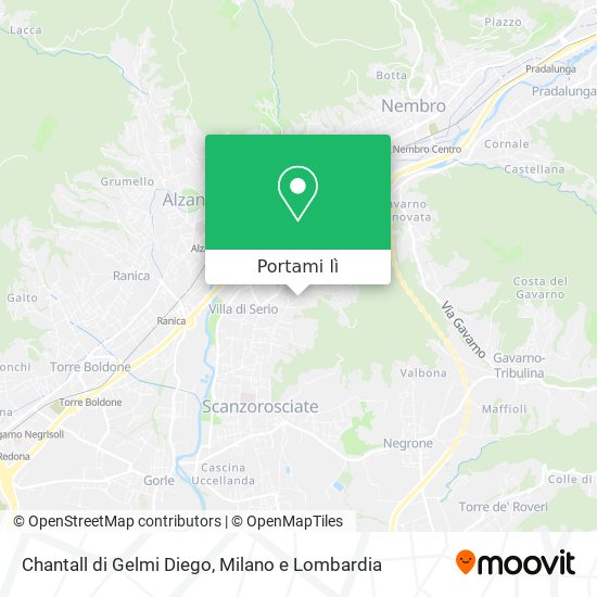 Mappa Chantall di Gelmi Diego