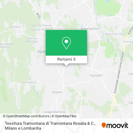 Mappa Tessitura Tramontana di Tramontana Rosalia & C.