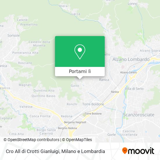 Mappa Cro All di Crotti Gianluigi
