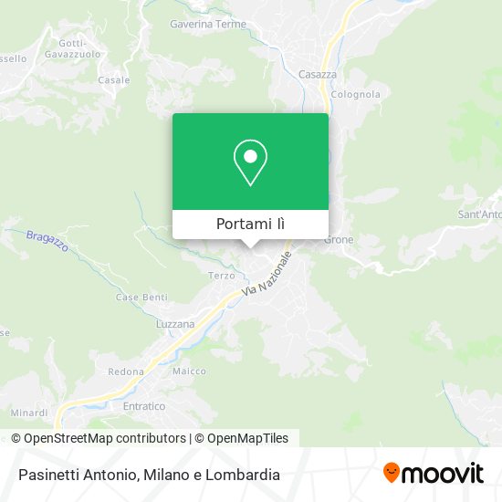 Mappa Pasinetti Antonio