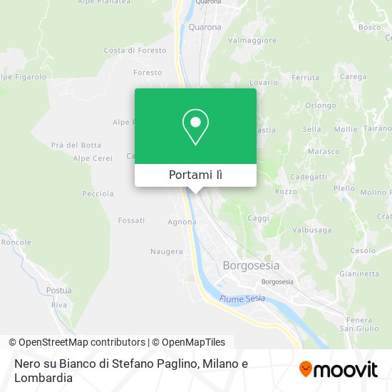 Mappa Nero su Bianco di Stefano Paglino
