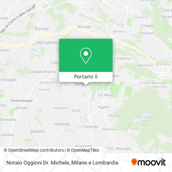 Mappa Notaio Oggioni Dr. Michele