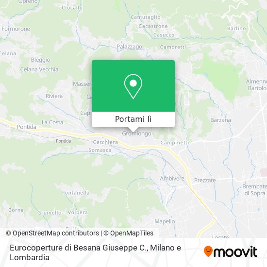 Mappa Eurocoperture di Besana Giuseppe C.