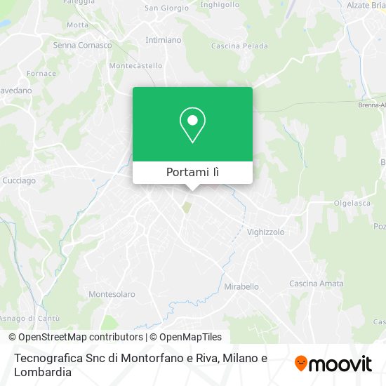 Mappa Tecnografica Snc di Montorfano e Riva