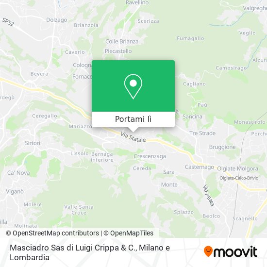 Mappa Masciadro Sas di Luigi Crippa & C.