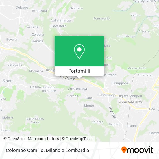 Mappa Colombo Camillo