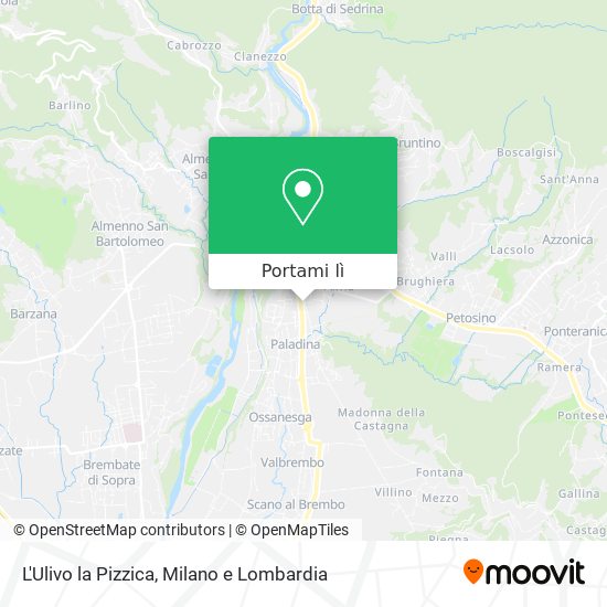 Mappa L'Ulivo la Pizzica