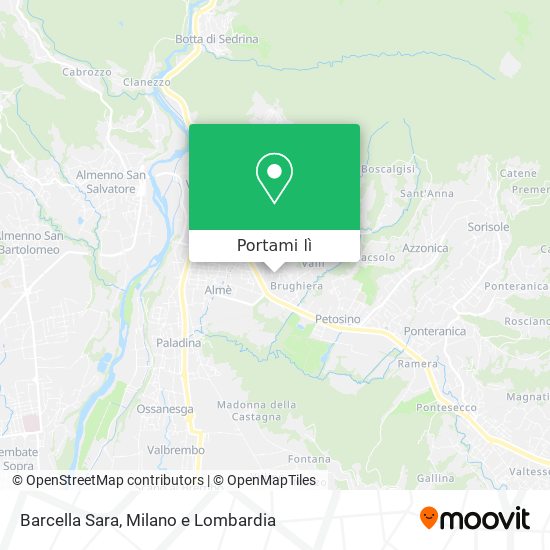 Mappa Barcella Sara