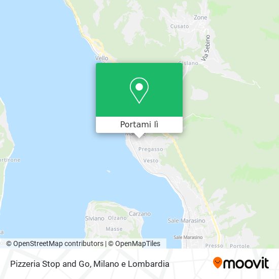 Mappa Pizzeria Stop and Go