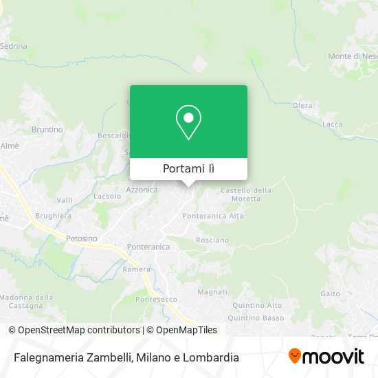 Mappa Falegnameria Zambelli