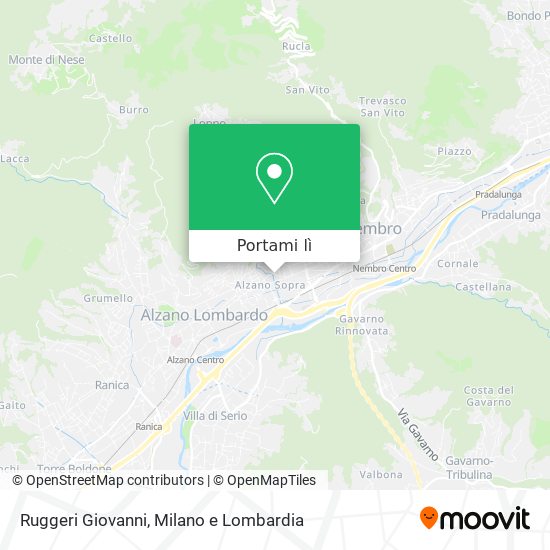 Mappa Ruggeri Giovanni