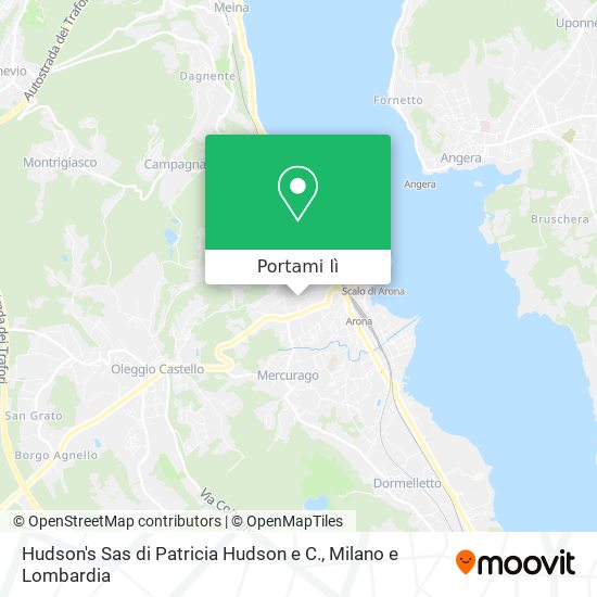 Mappa Hudson's Sas di Patricia Hudson e C.