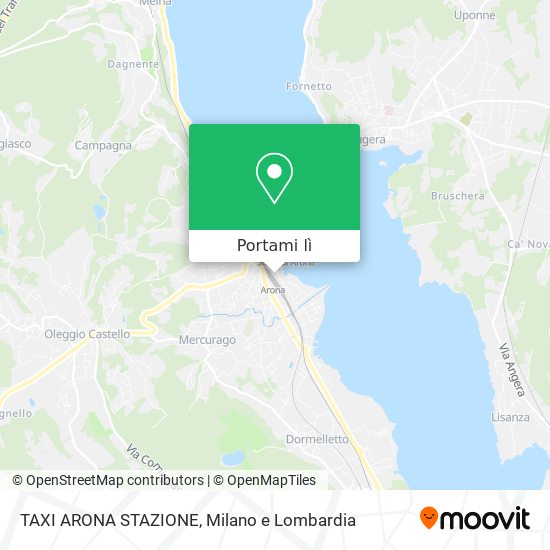 Mappa TAXI ARONA STAZIONE