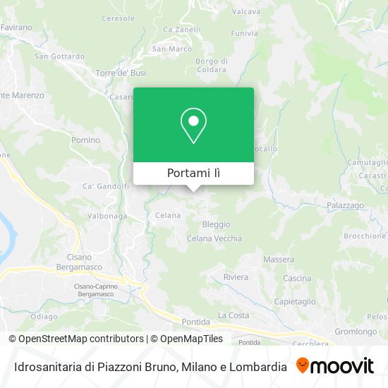 Mappa Idrosanitaria di Piazzoni Bruno