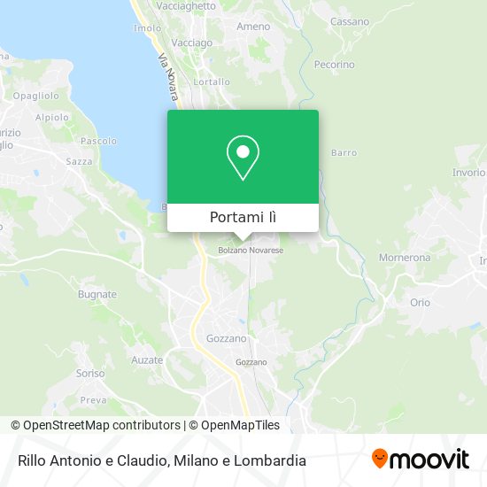 Mappa Rillo Antonio e Claudio