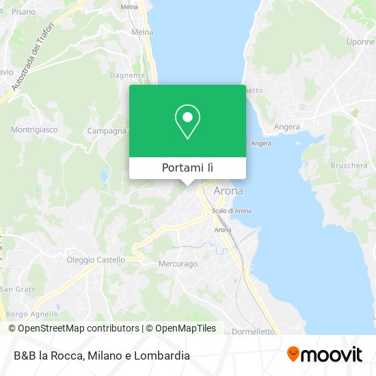 Mappa B&B la Rocca