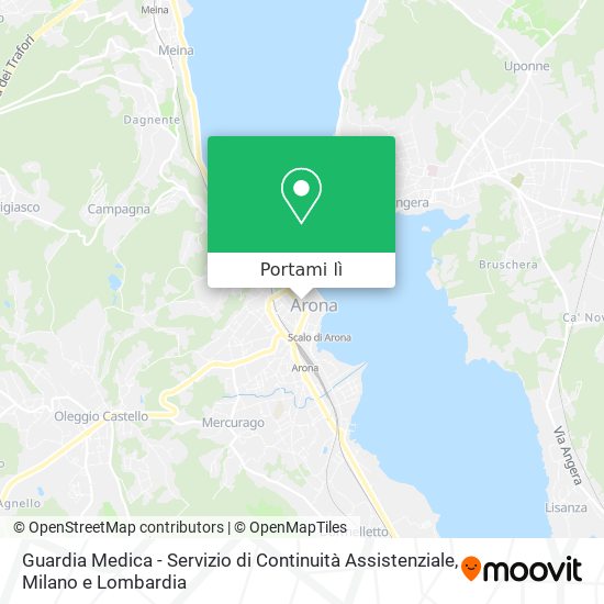 Mappa Guardia Medica - Servizio di Continuità Assistenziale