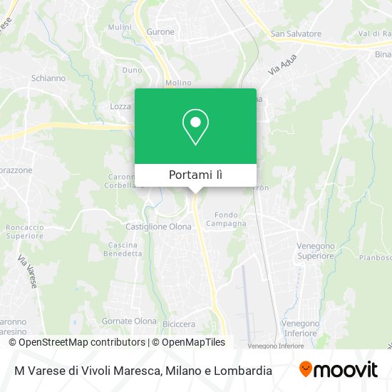 Mappa M Varese di Vivoli Maresca