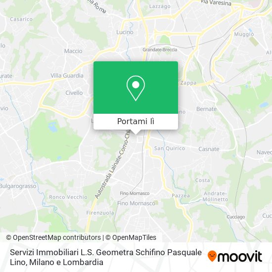 Mappa Servizi Immobiliari L.S. Geometra Schifino Pasquale Lino