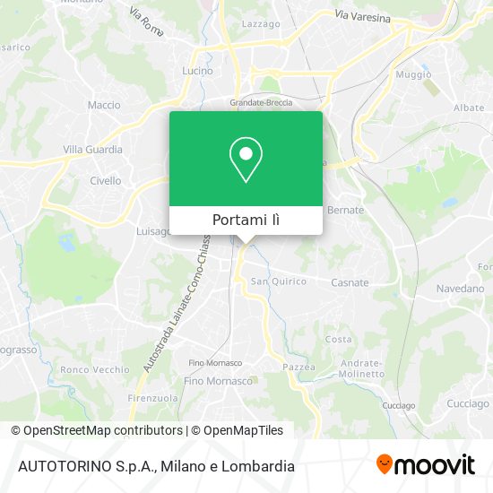 Mappa AUTOTORINO S.p.A.