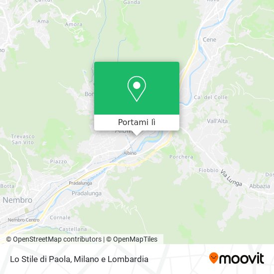 Mappa Lo Stile di Paola