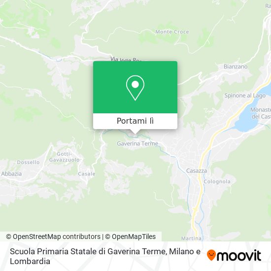 Mappa Scuola Primaria Statale di Gaverina Terme