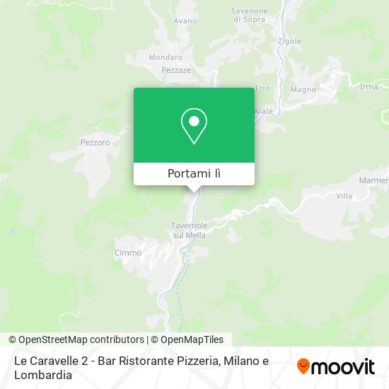 Mappa Le Caravelle 2 - Bar Ristorante Pizzeria