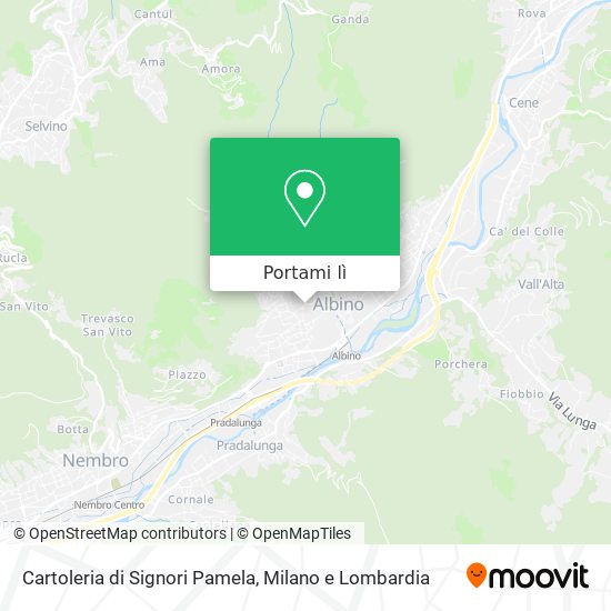 Mappa Cartoleria di Signori Pamela