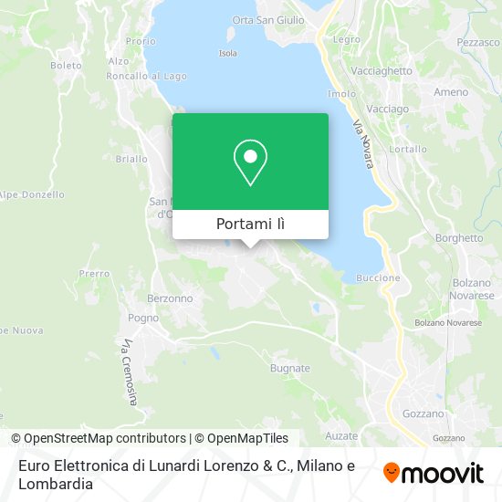 Mappa Euro Elettronica di Lunardi Lorenzo & C.