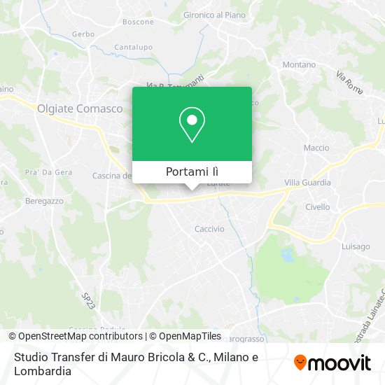 Mappa Studio Transfer di Mauro Bricola & C.
