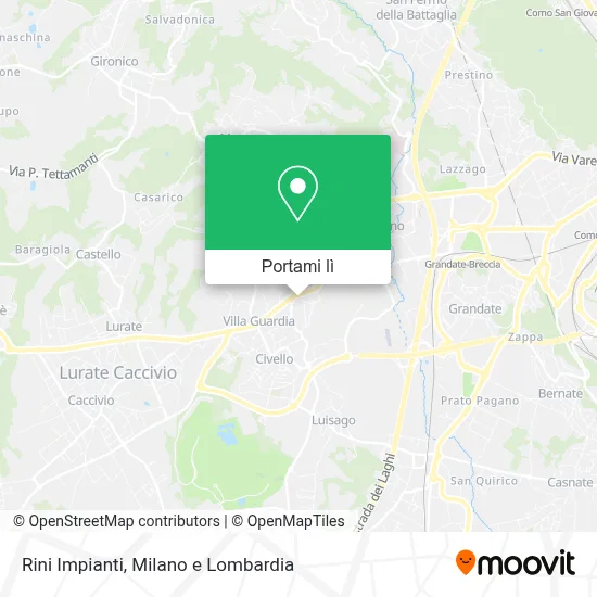 Mappa Rini Impianti