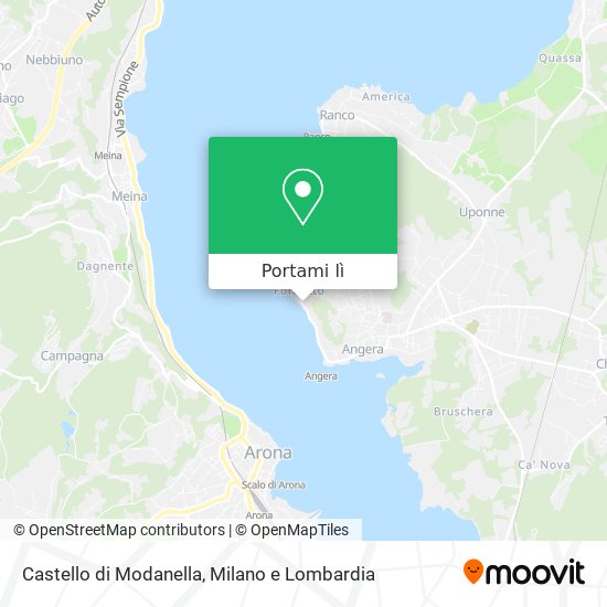 Mappa Castello di Modanella