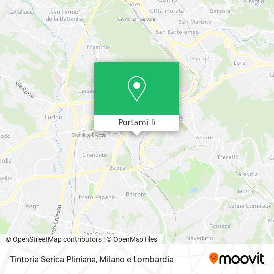 Mappa Tintoria Serica Pliniana