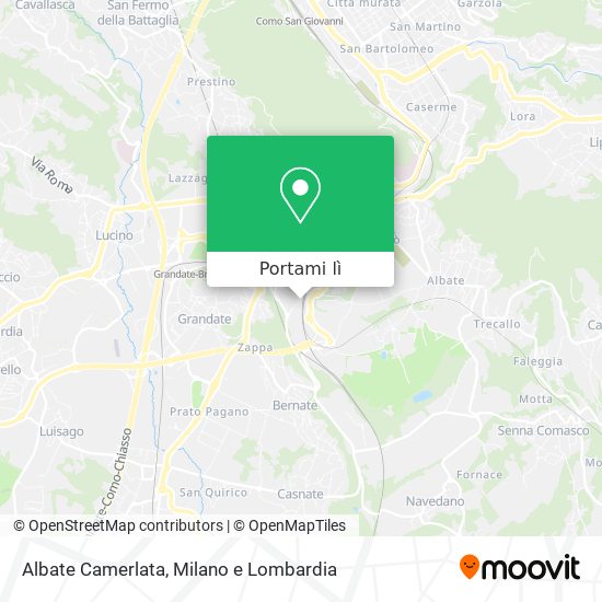 Mappa Albate Camerlata