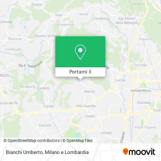 Mappa Bianchi Umberto