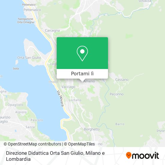 Mappa Direzione Didattica Orta San Giulio