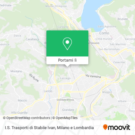 Mappa I.S. Trasporti di Stabile Ivan
