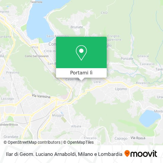 Mappa Ilar di Geom. Luciano Arnaboldi