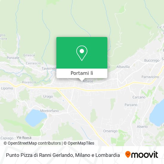 Mappa Punto Pizza di Ranni Gerlando