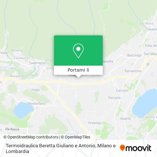Mappa Termoidraulica Beretta Giuliano e Antonio