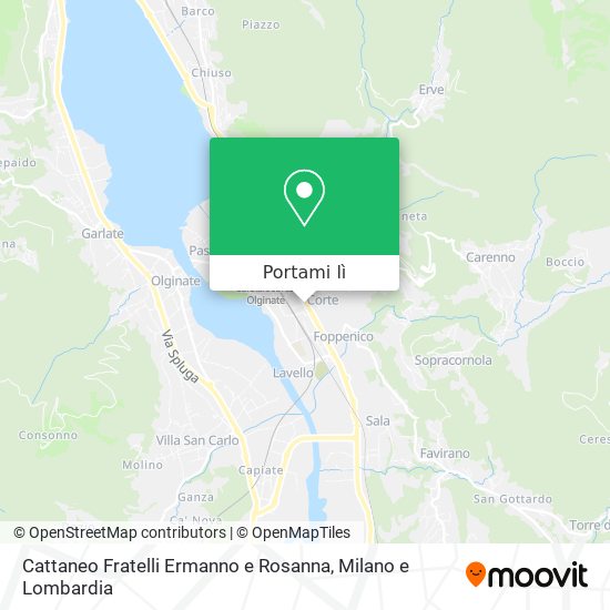 Mappa Cattaneo Fratelli Ermanno e Rosanna