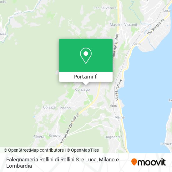 Mappa Falegnameria Rollini di Rollini S. e Luca