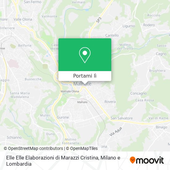Mappa Elle Elle Elaborazioni di Marazzi Cristina