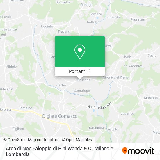 Mappa Arca di Noè Faloppio di Pini Wanda & C.