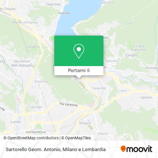 Mappa Sartorello Geom. Antonio