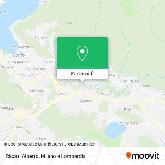 Mappa Ricotti Alberto