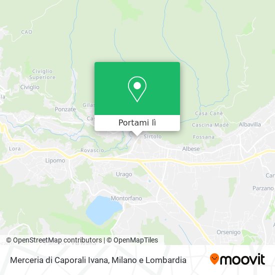 Mappa Merceria di Caporali Ivana