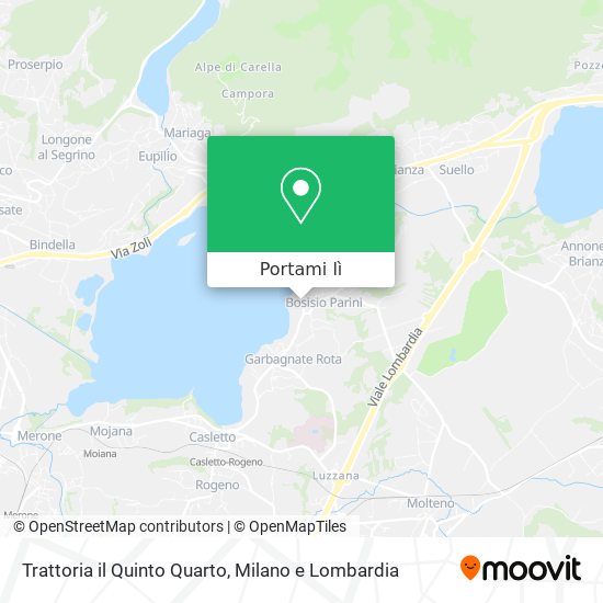 Mappa Trattoria il Quinto Quarto